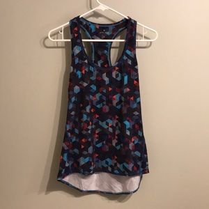 Athleta printed loose fit tank size M
